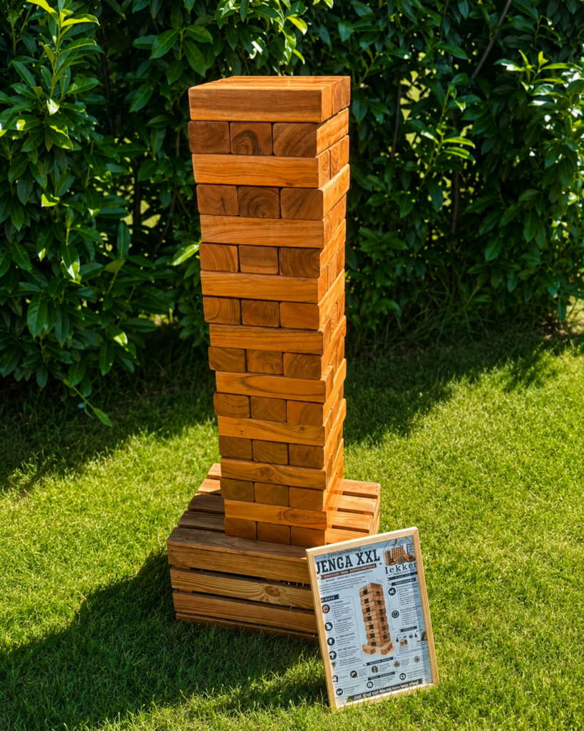 XXL Jenga Holzspiel von lekker experience