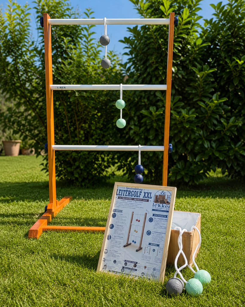 Leitergolf XXL Holzspiel für Events